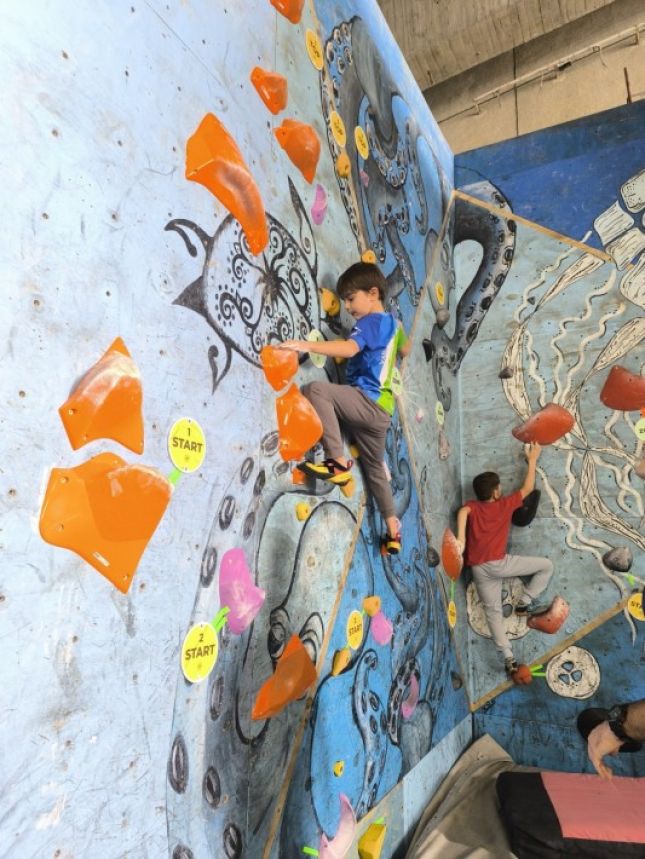 Възрастни и деца се състезаваха в катерене във Варна.